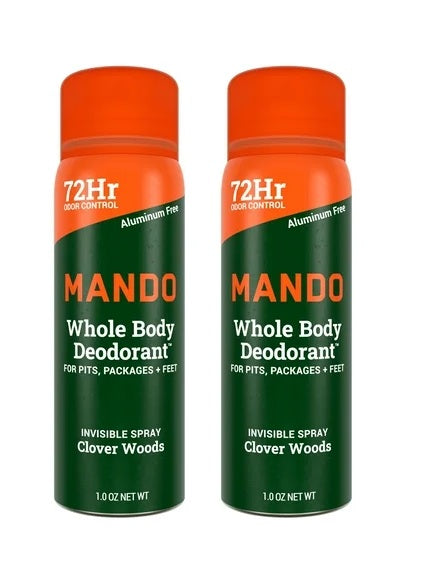 Mando Whole Body Deodorant Invisible Spray - Clover Woods