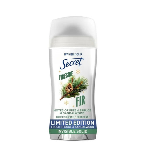 Secret Fireside Fir Antiperspirant Deodorant 2.6 oz - 72HR Fresh Spruce Sandalwood